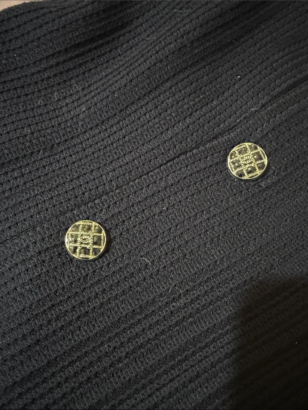 CHANEL Navy Blue Double-Breasted Blazer Coat from 2013